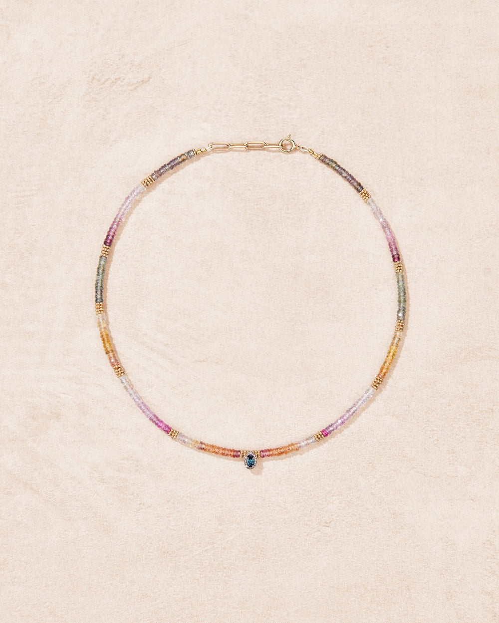 Collier Vajra saphir - TITYARAVY