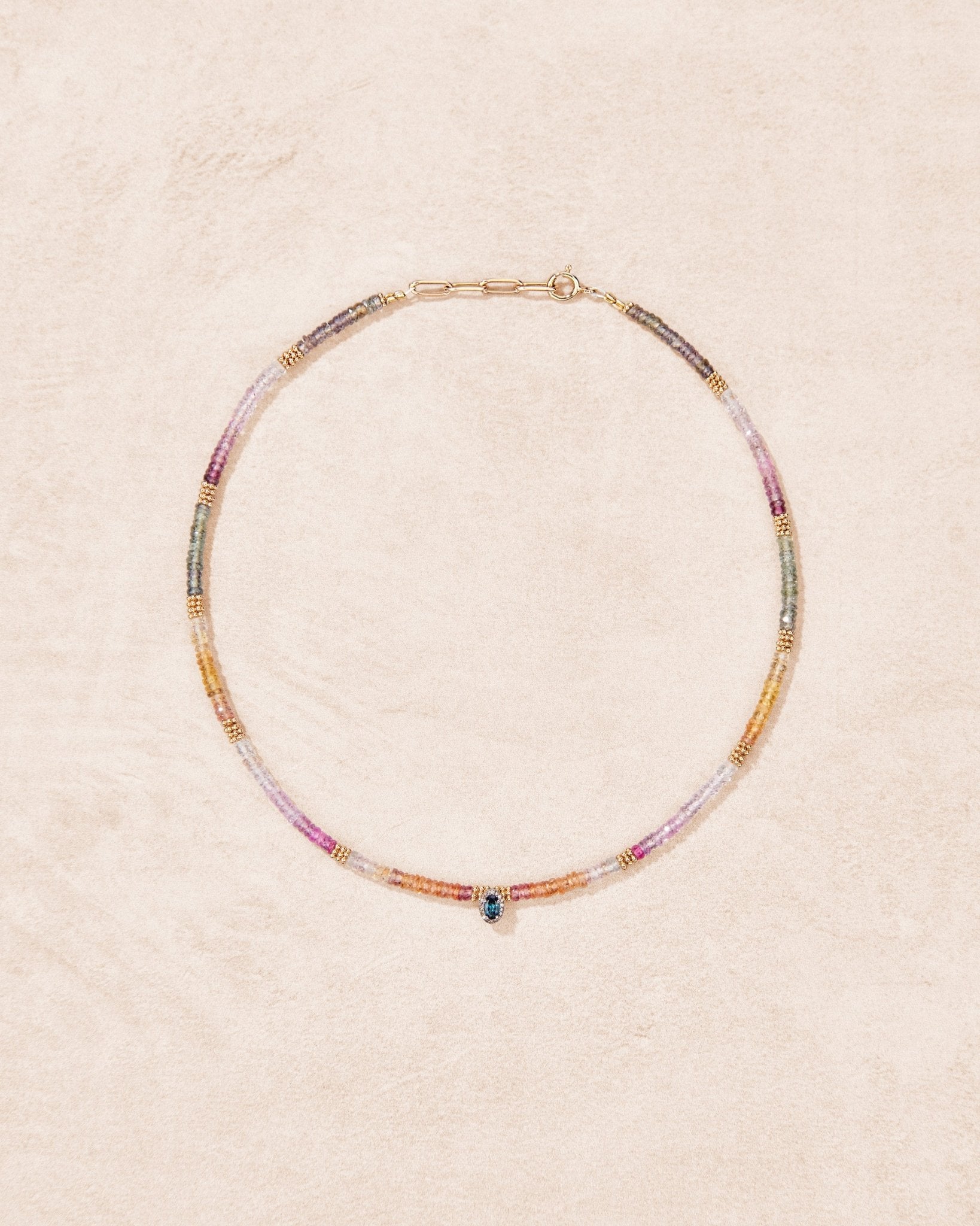 Collier Vajra saphir - TITYARAVY