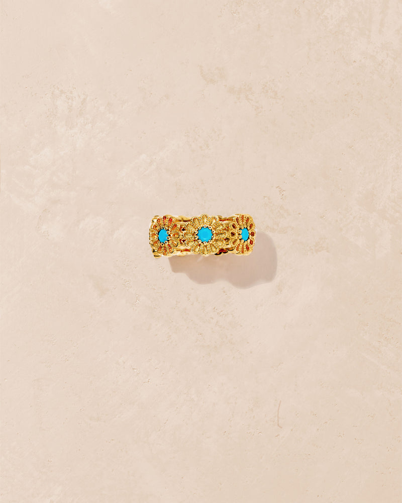 Saï-7 Turquoise Ring