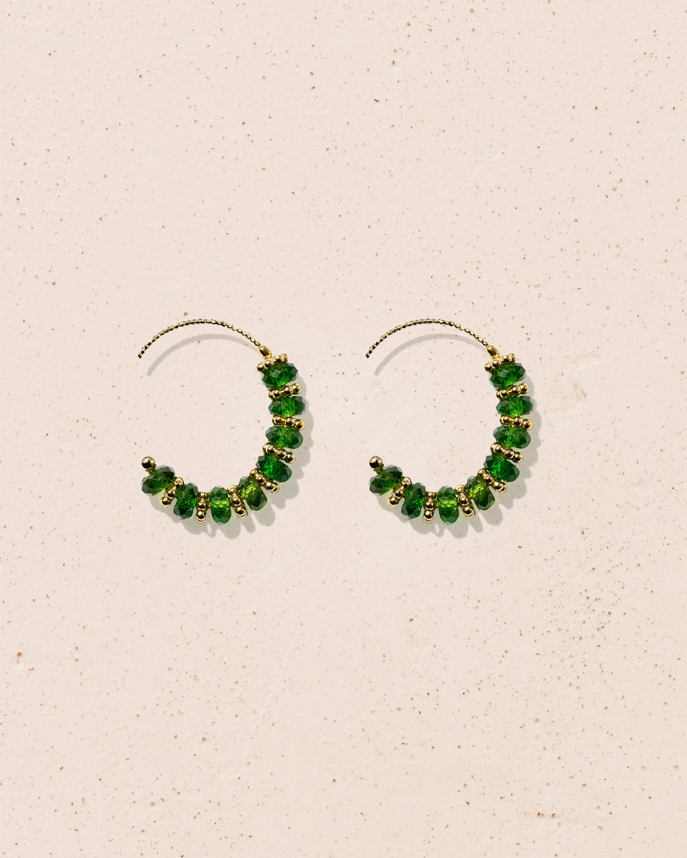Amara diopside earrings