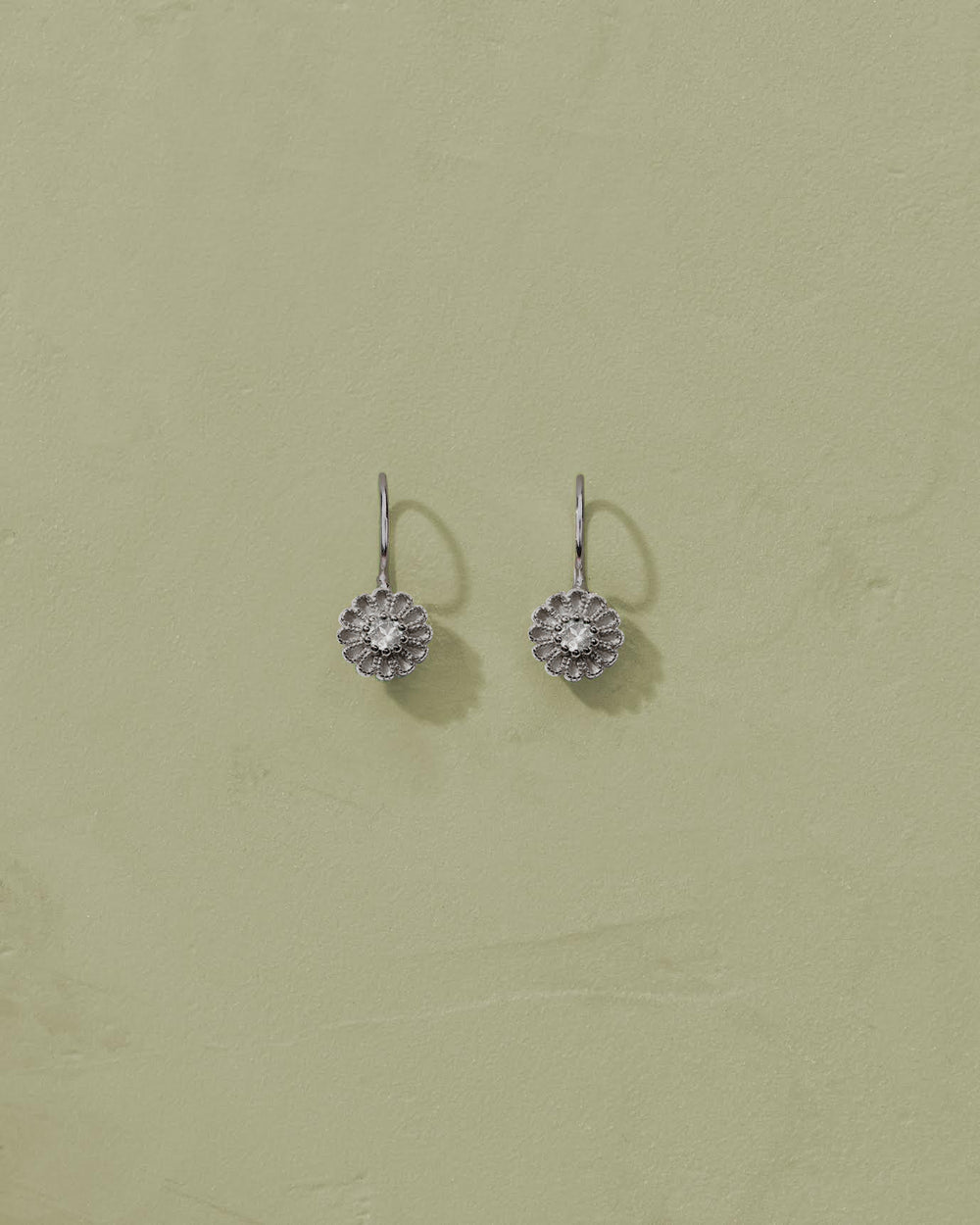 Saï Silver earrings