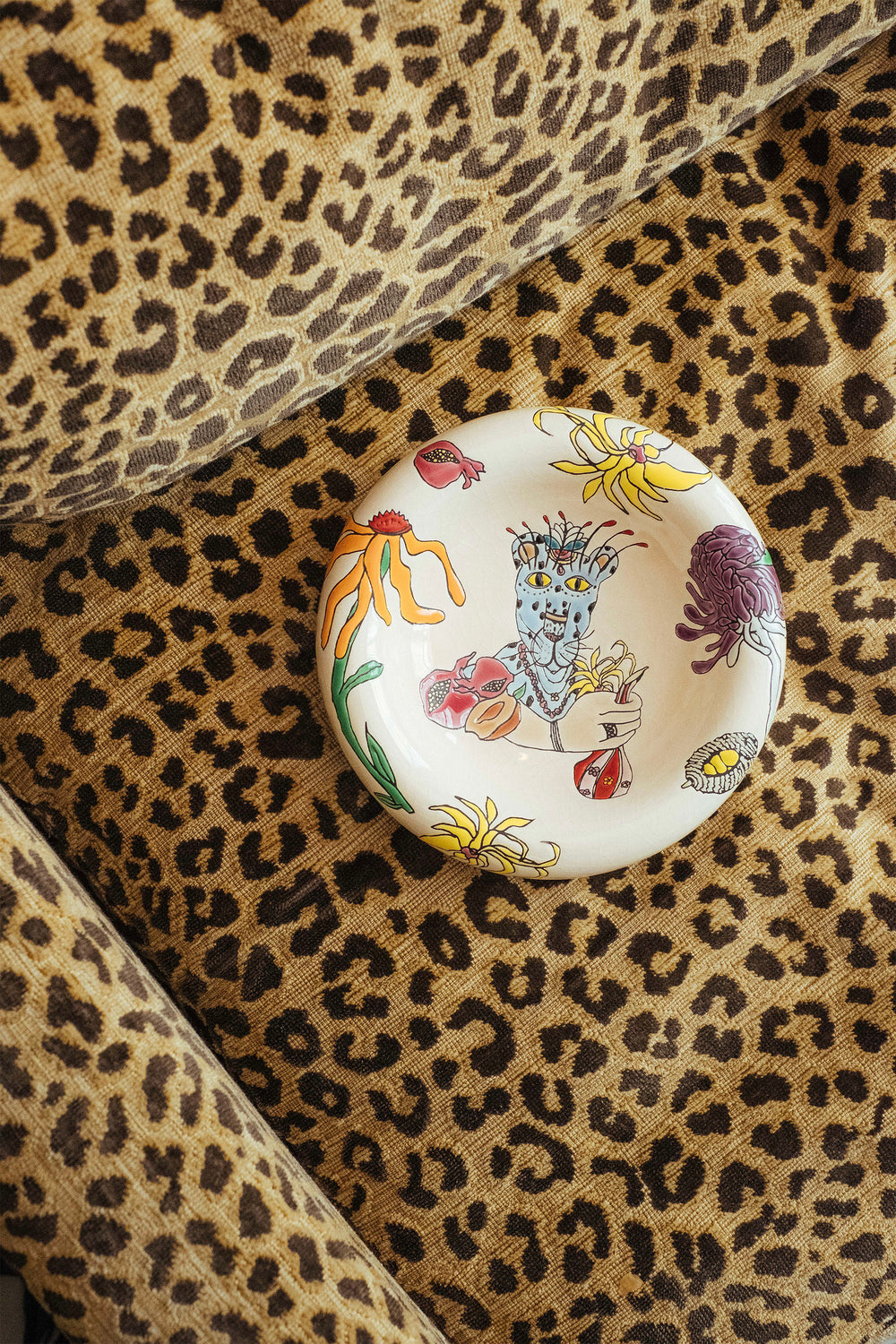 The "leopard at the table" ashtray