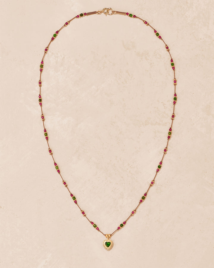 Gini P long necklace