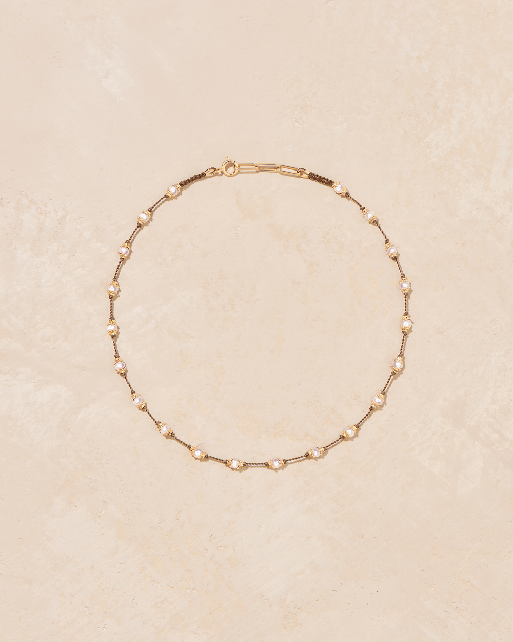Collier Peony Perles D'eau Douce