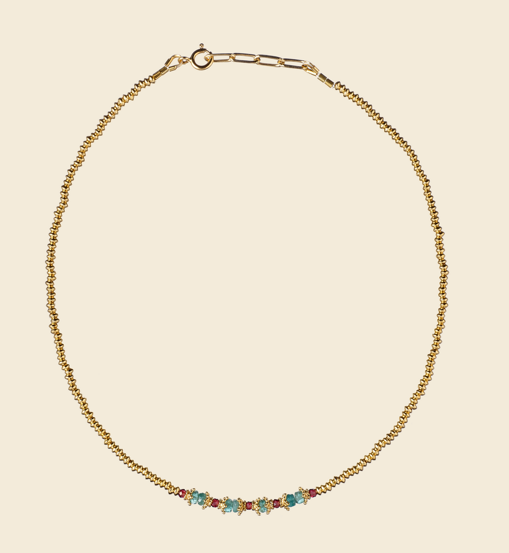 Sriphala nugget necklace