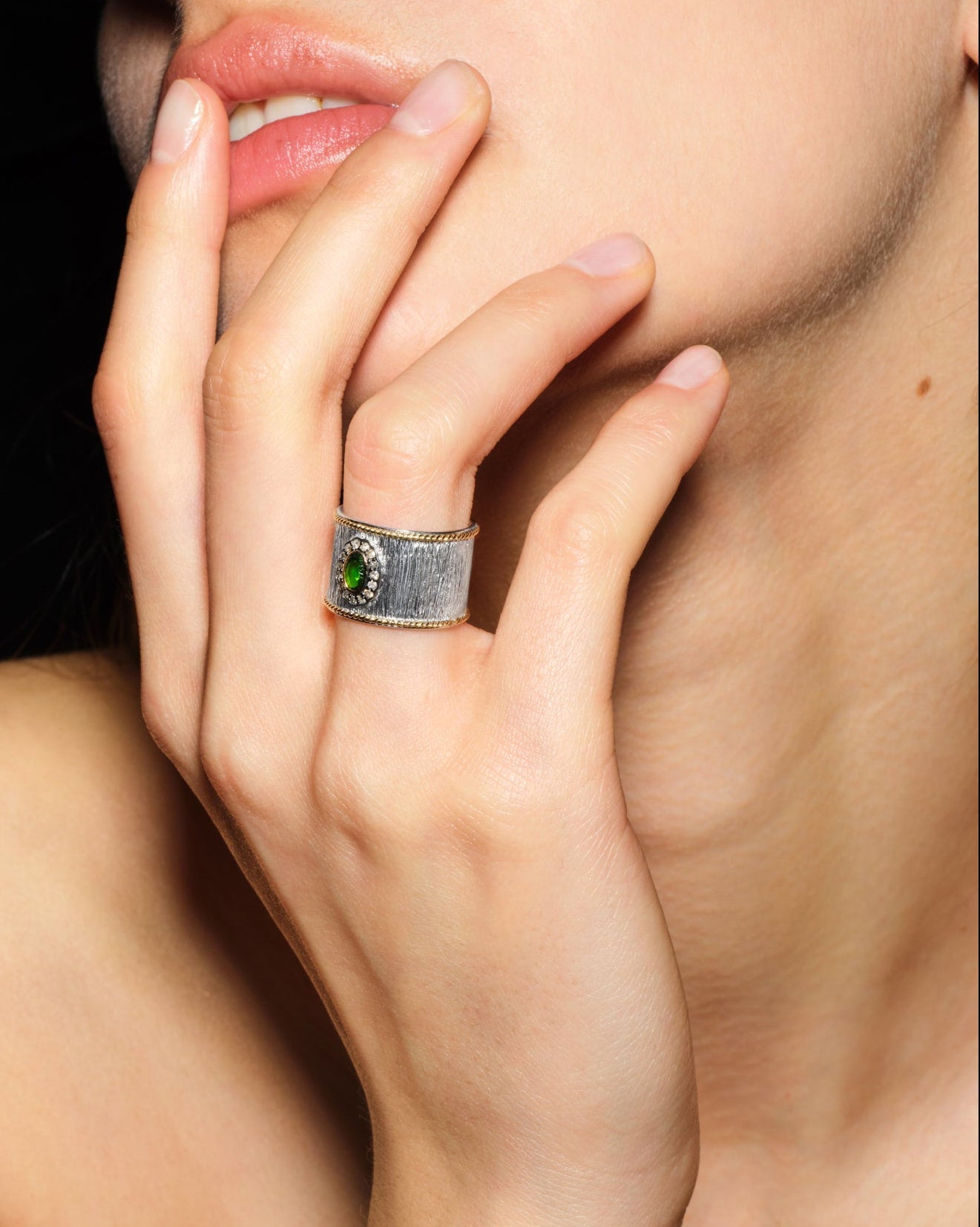 Bague Mony Diopside - TITYARAVY