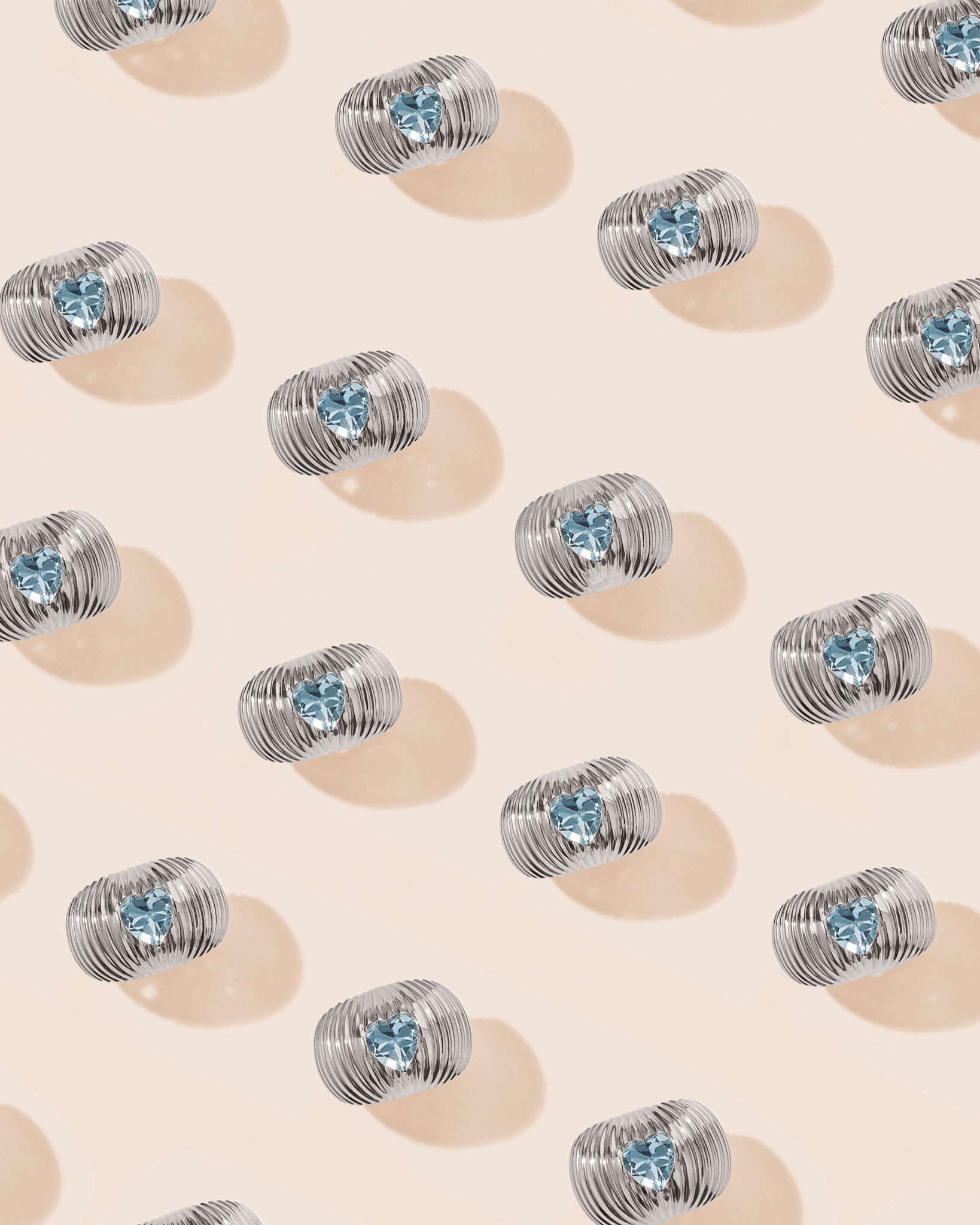 Bague Prema Argent Topaze Bleue - TITYARAVY