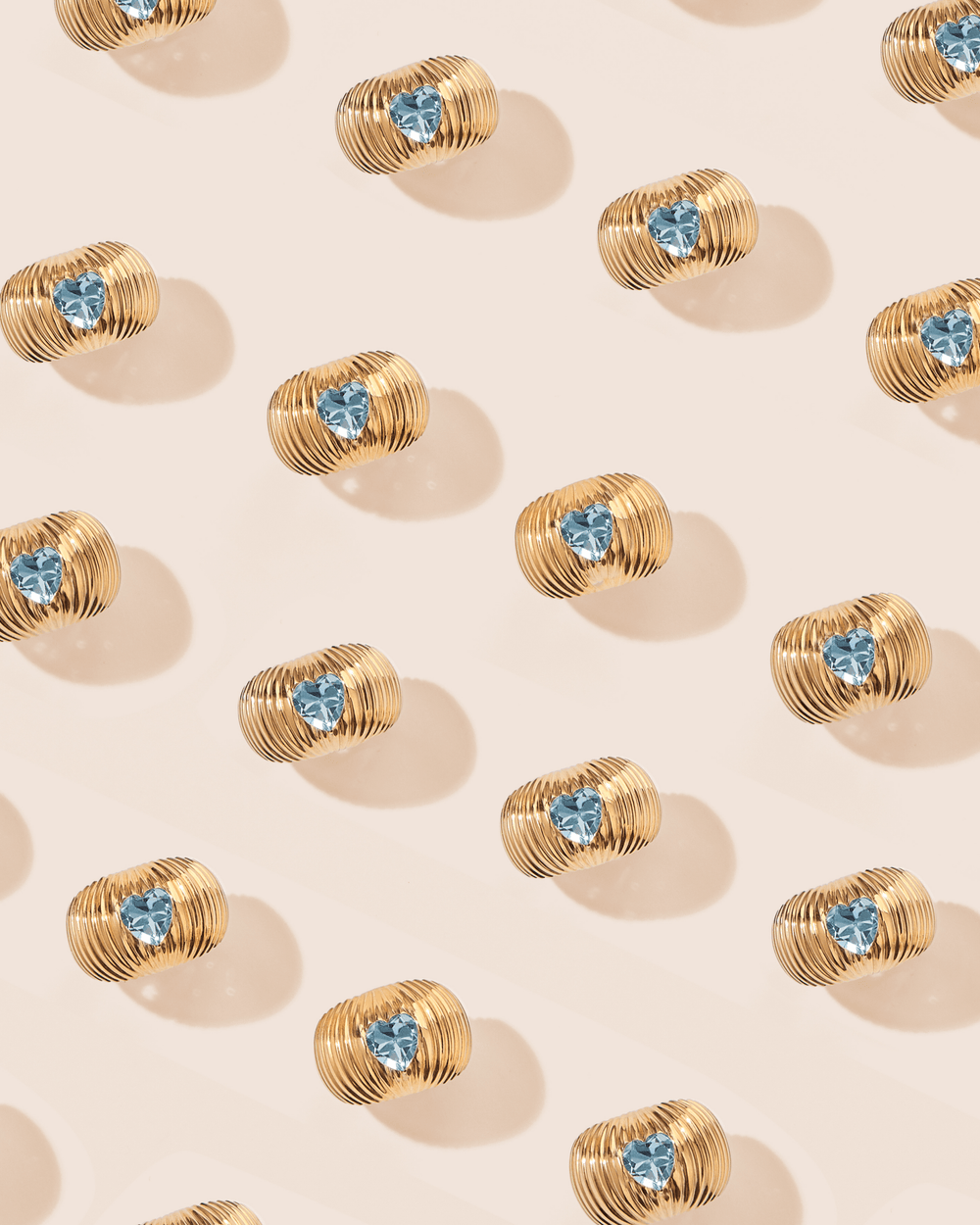 Bague Prema Topaze Bleue - TITYARAVY