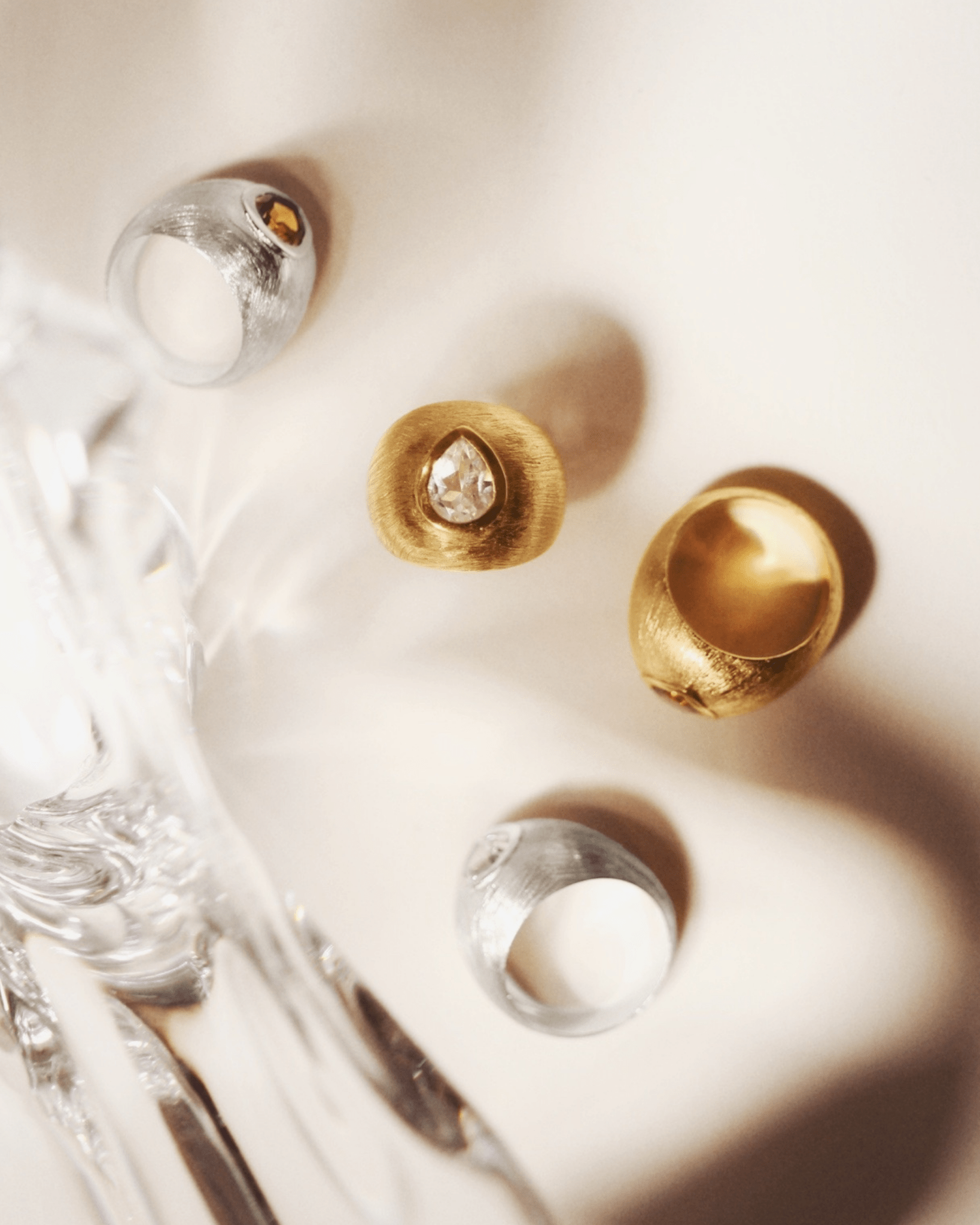 Bague Stella Topaze Blanche - TITYARAVY