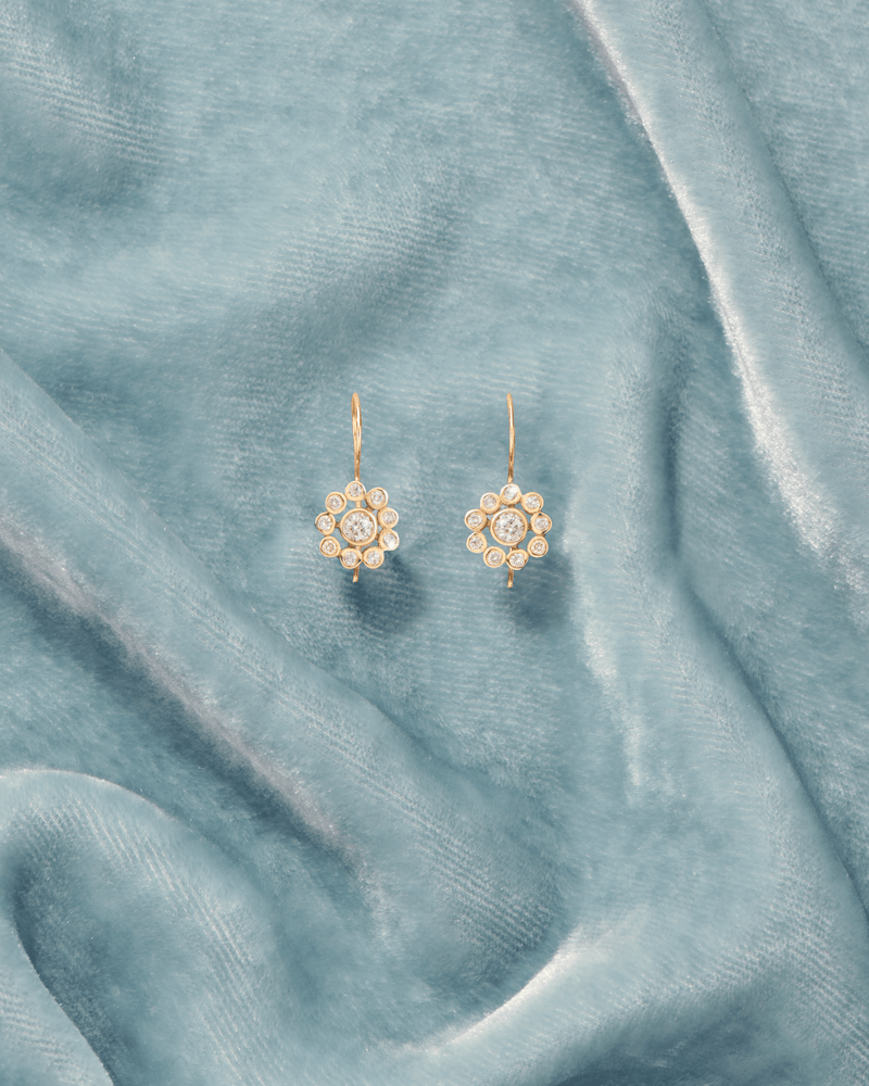 Boucles d'oreilles dormeuses Bopha Diamants - TITYARAVY