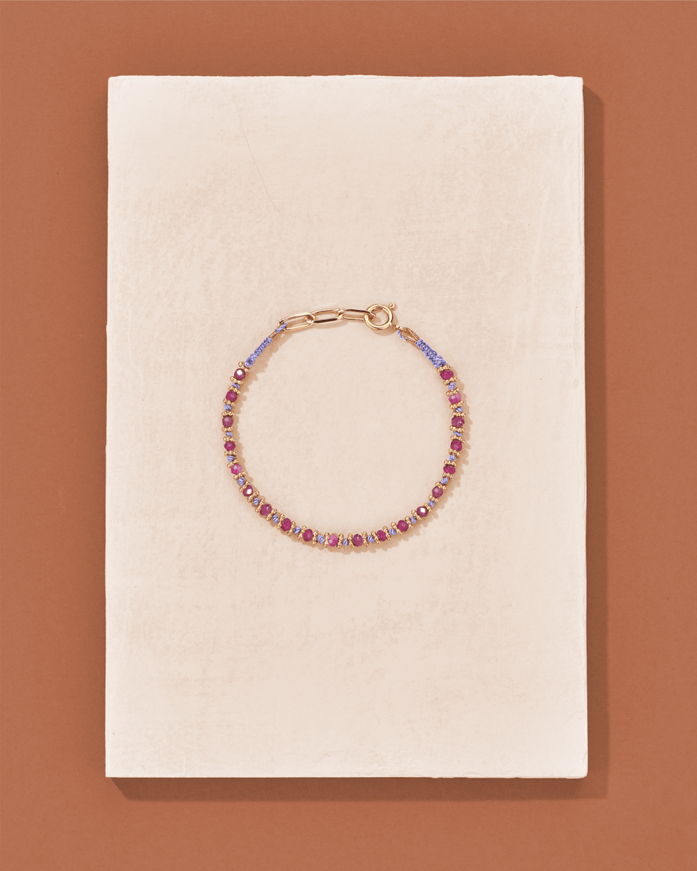Bracelet Kamala Rubis Rose - TITYARAVY