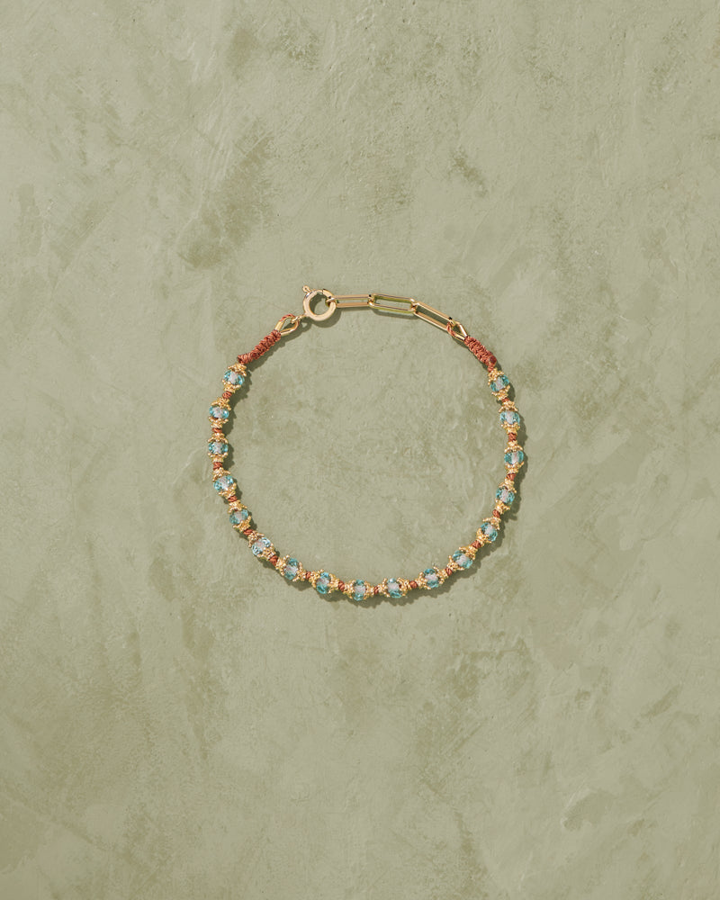 Bracelet Kamilah Aigue Marine - TITYARAVY