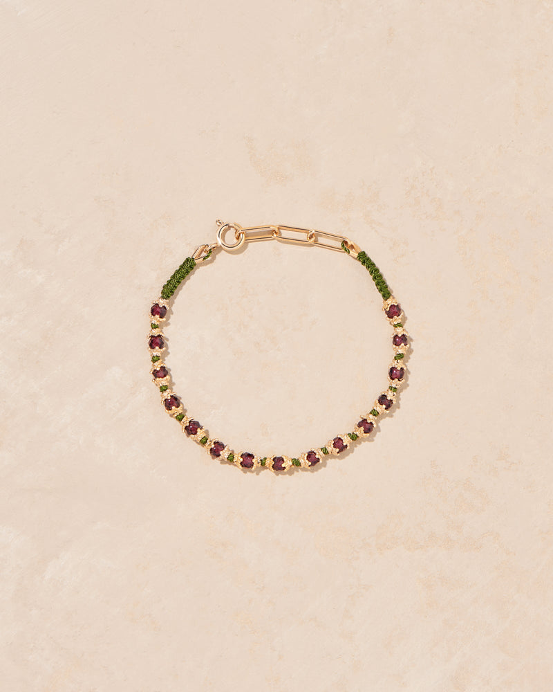 Bracelet Kamilah Grenat - TITYARAVY