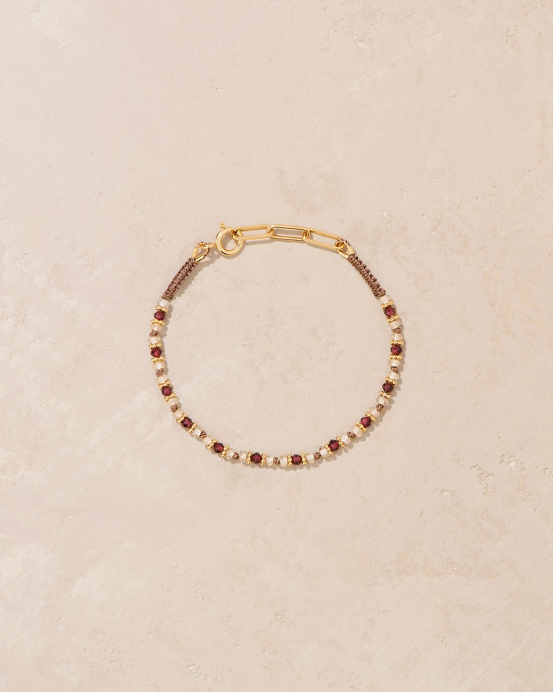Bracelet Kravat Grenat - TITYARAVY