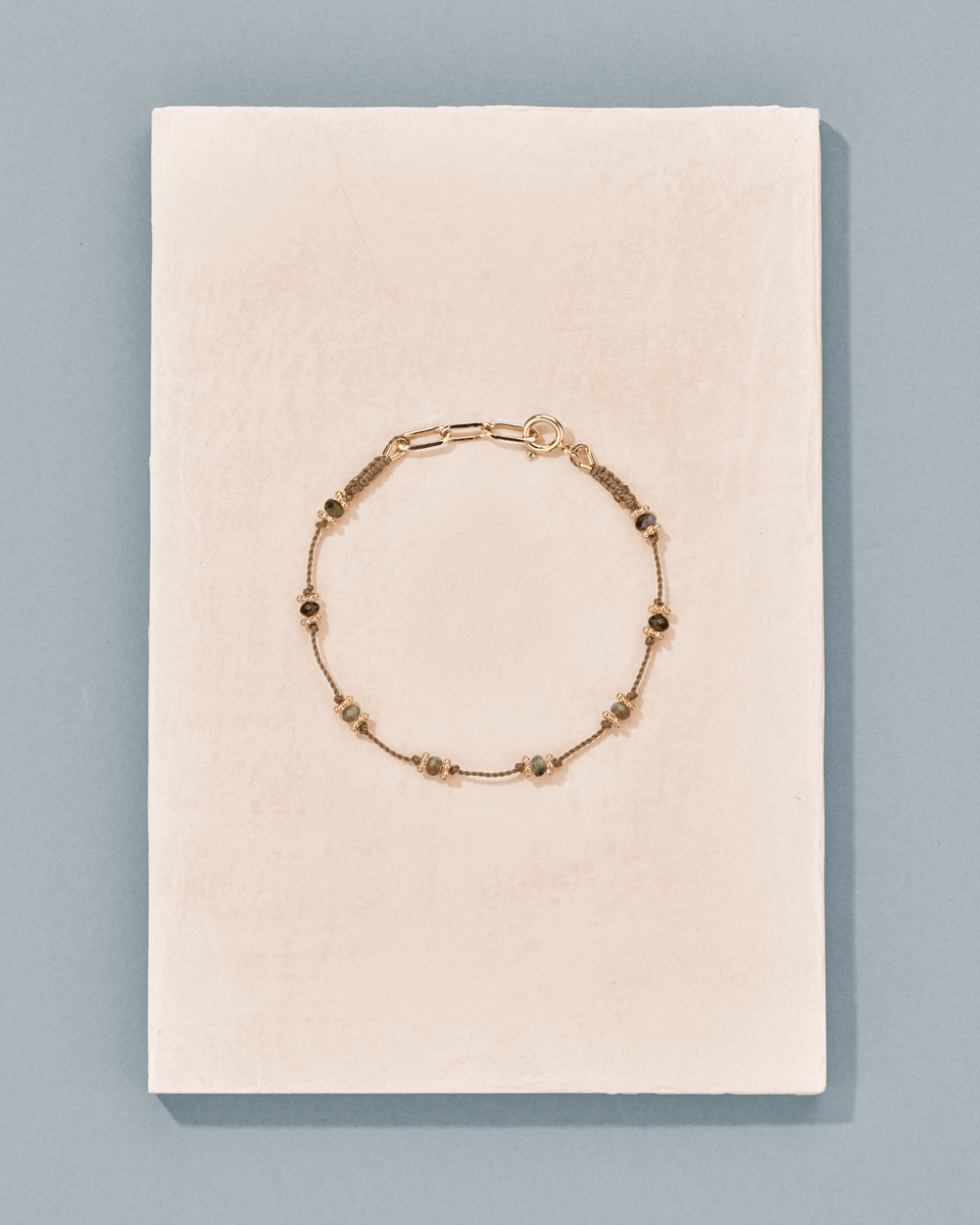 Bracelet Lotus Beige Zoïsite - TITYARAVY