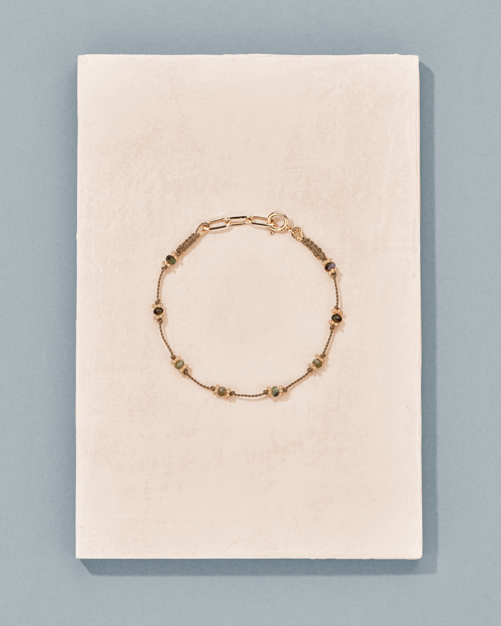 Bracelet Lotus Beige Zoïsite - TITYARAVY