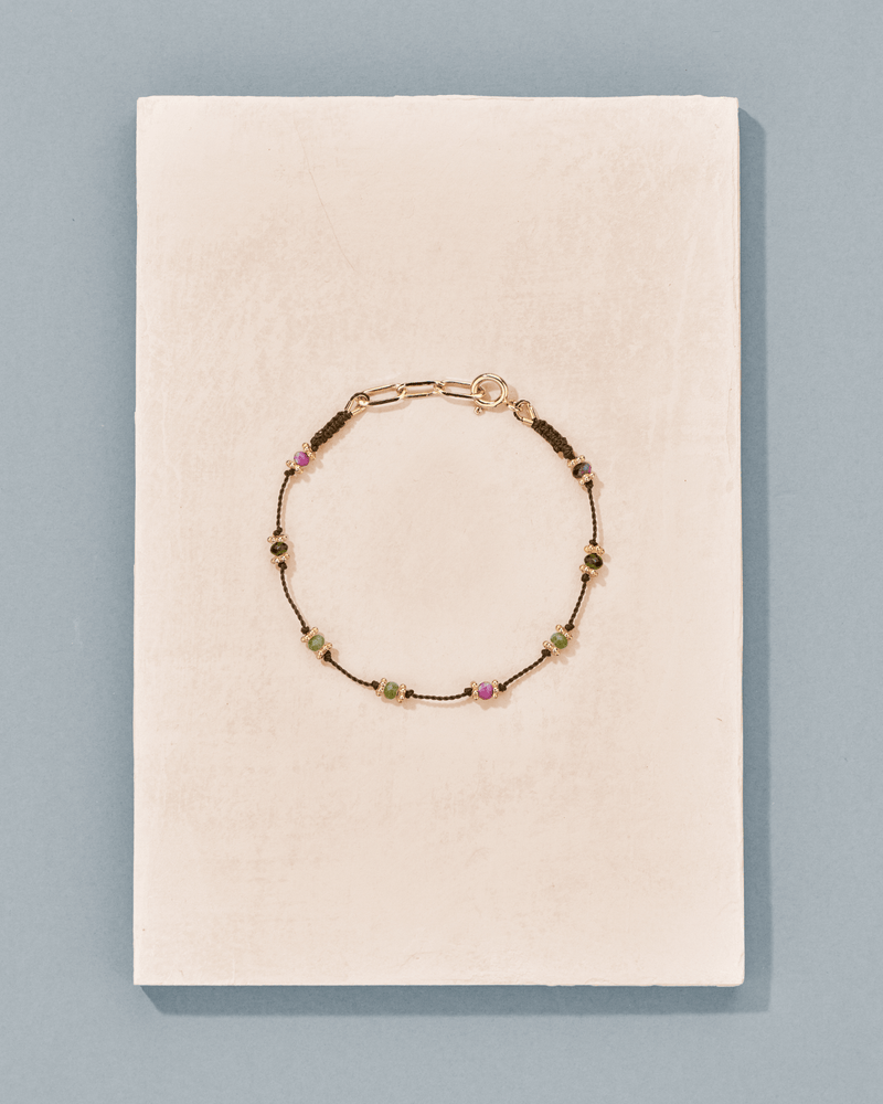 Bracelet Lotus marron zoïsite - TITYARAVY