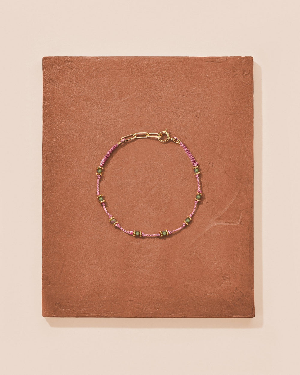 Bracelet Lotus Rose Zoïsite - TITYARAVY