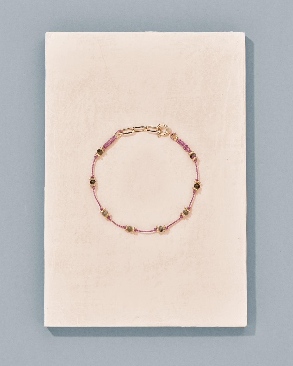 Bracelet Lotus Rose Zoïsite - TITYARAVY