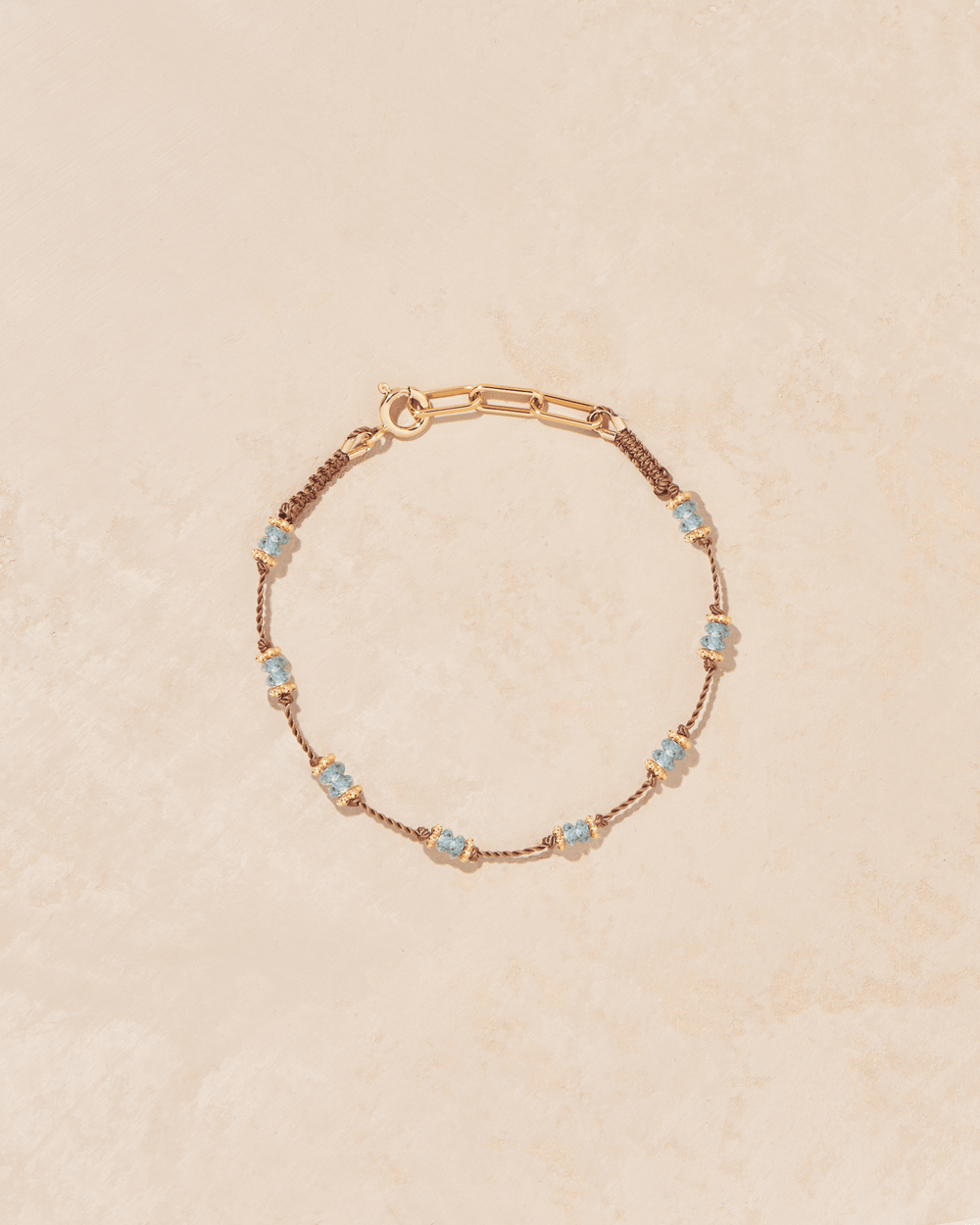 Bracelet Tiare Zircons Bleus - TITYARAVY