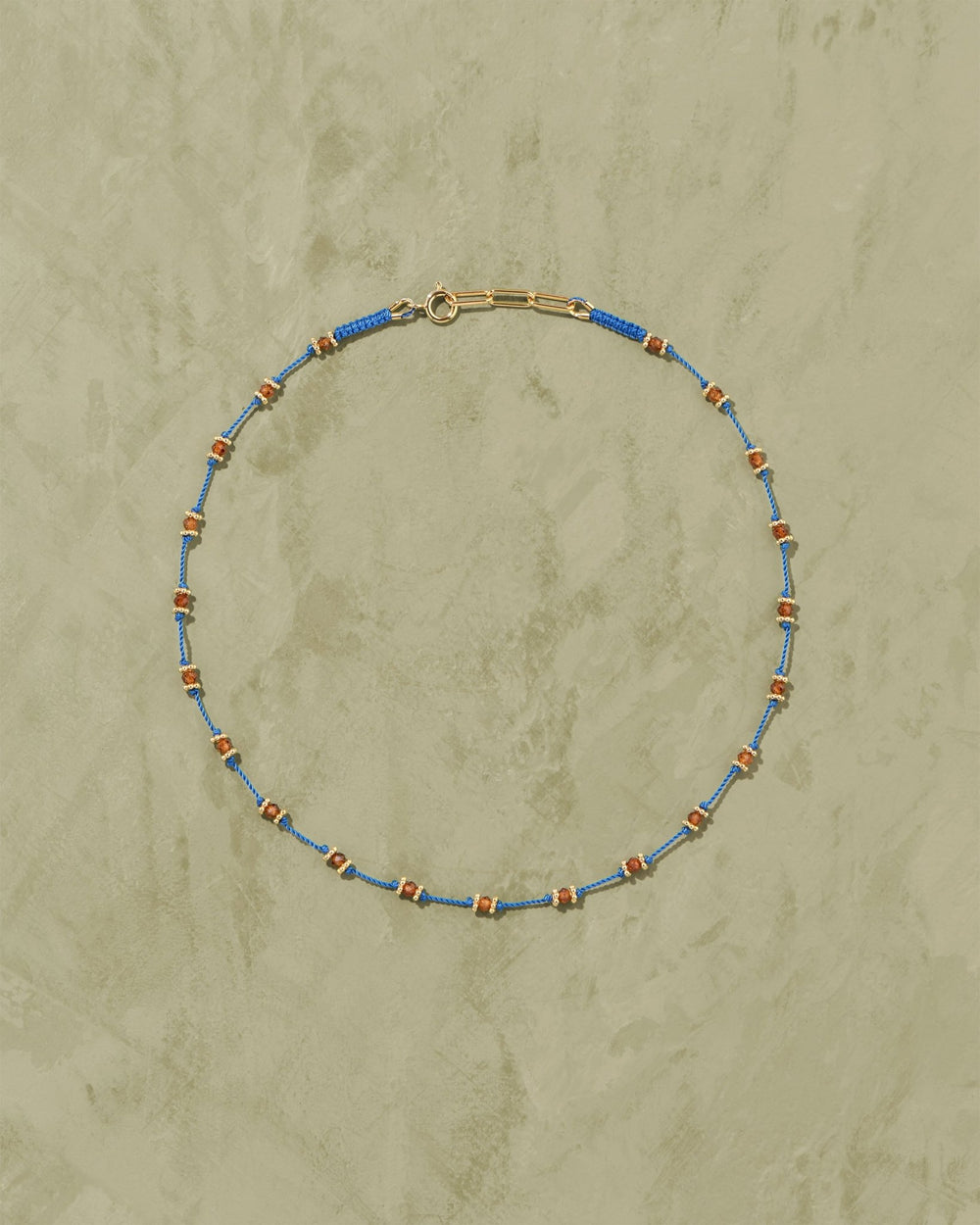 Lotus Garnet Hessonite Necklace - TITYARAVY