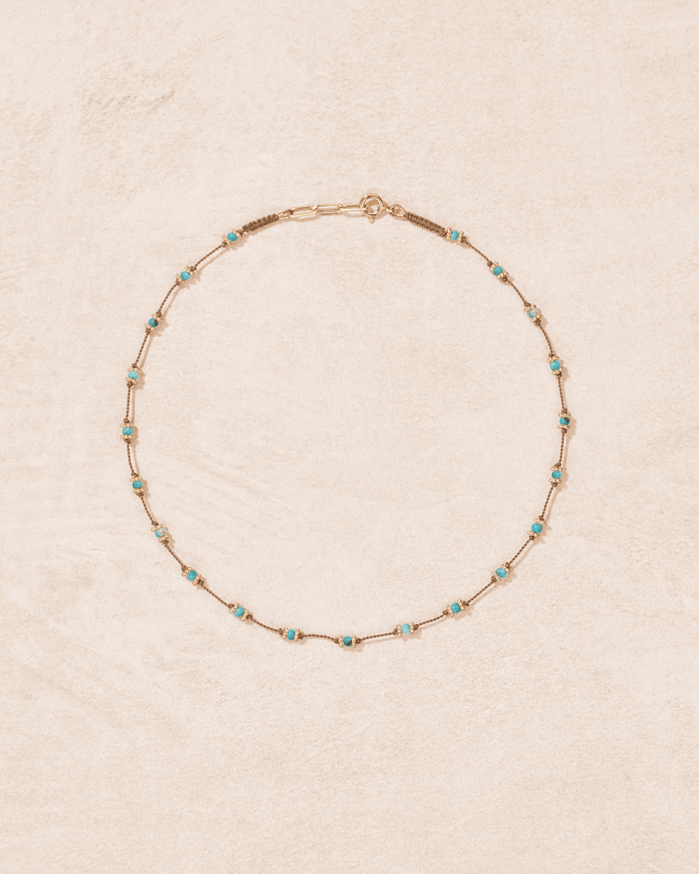 Turquoise Lotus necklace - TITYARAVY