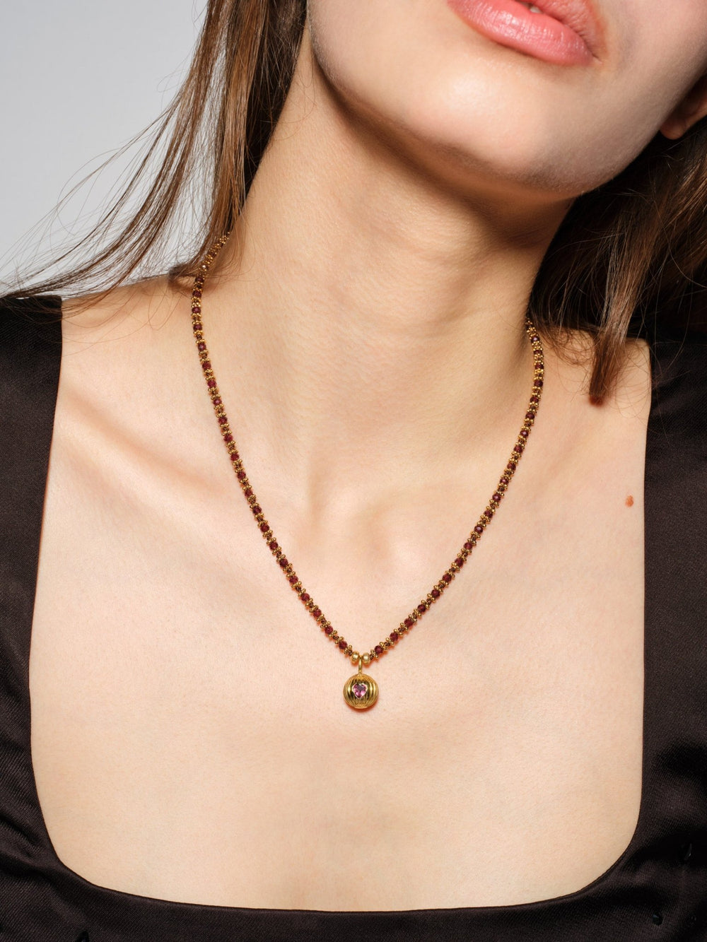 Collier Prema K Grenat - TITYARAVY