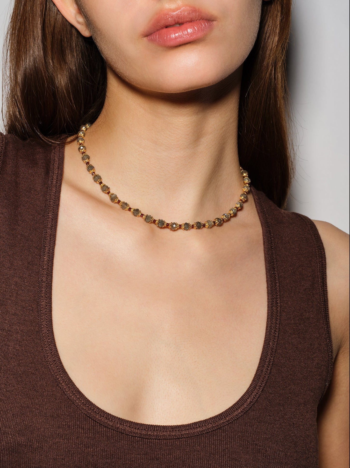 Collier Sriphala Labradorite Complet - TITYARAVY