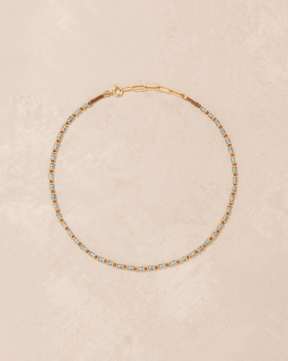 Collier Tara Zircons Bleus - TITYARAVY