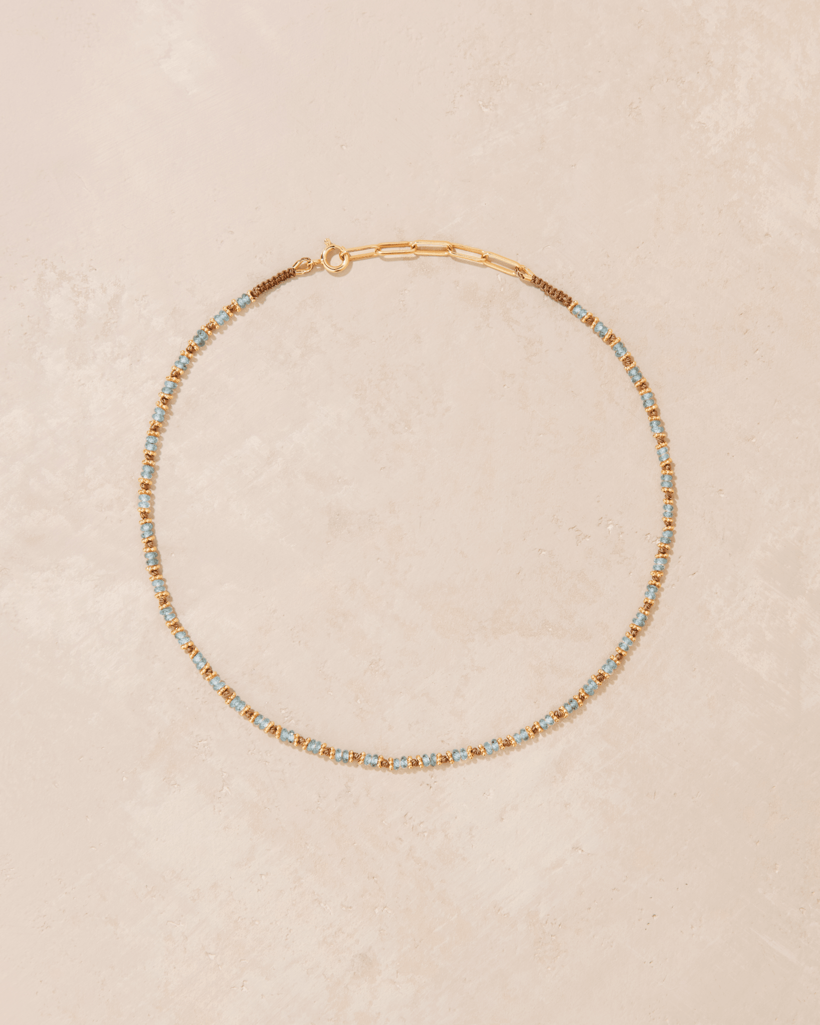 Collier Tara Zircons Bleus - TITYARAVY