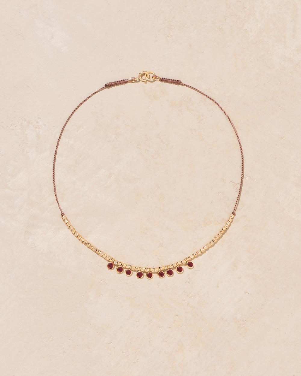 Collier Vamsa Grenat - TITYARAVY