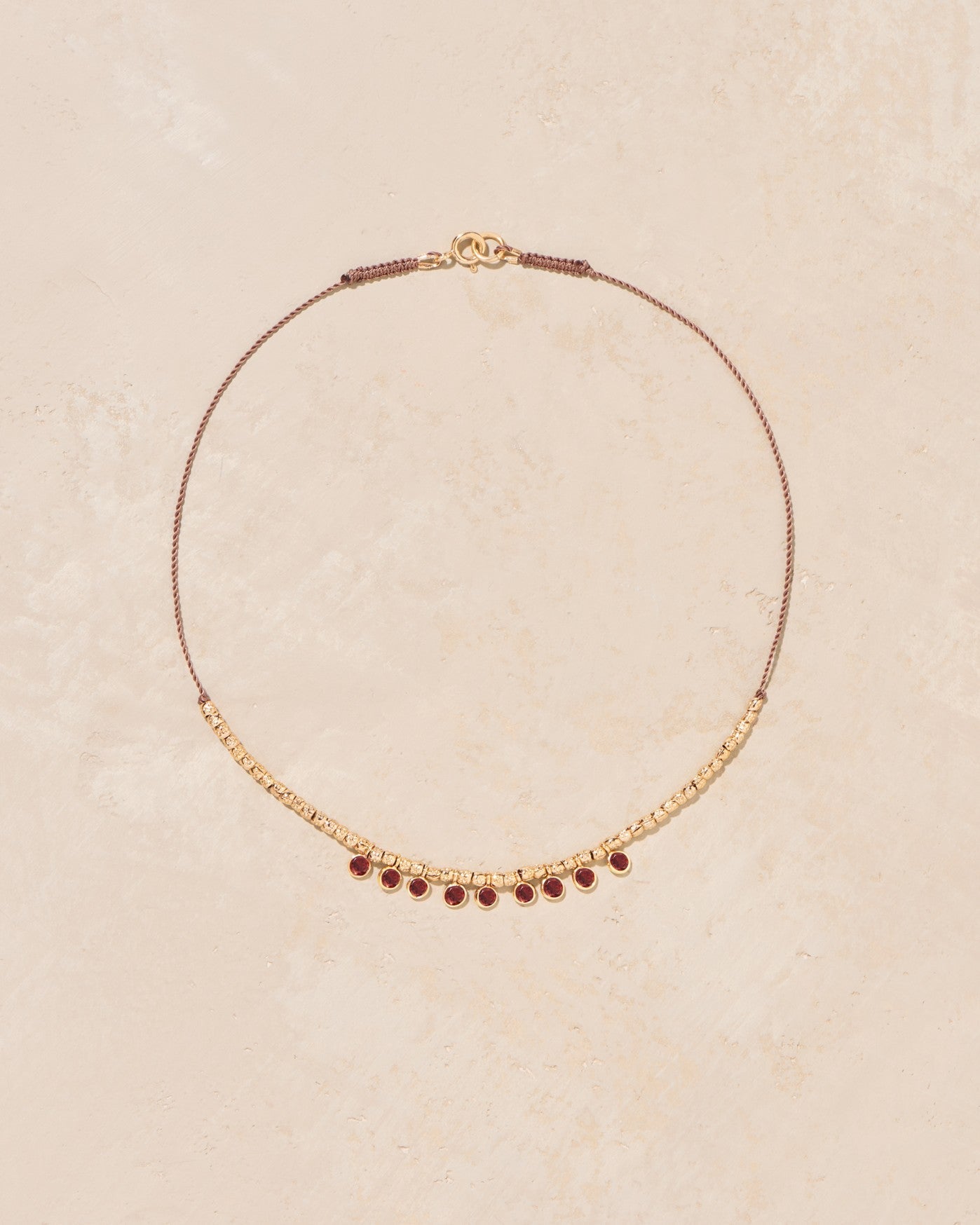 Collier Vamsa Grenat - TITYARAVY