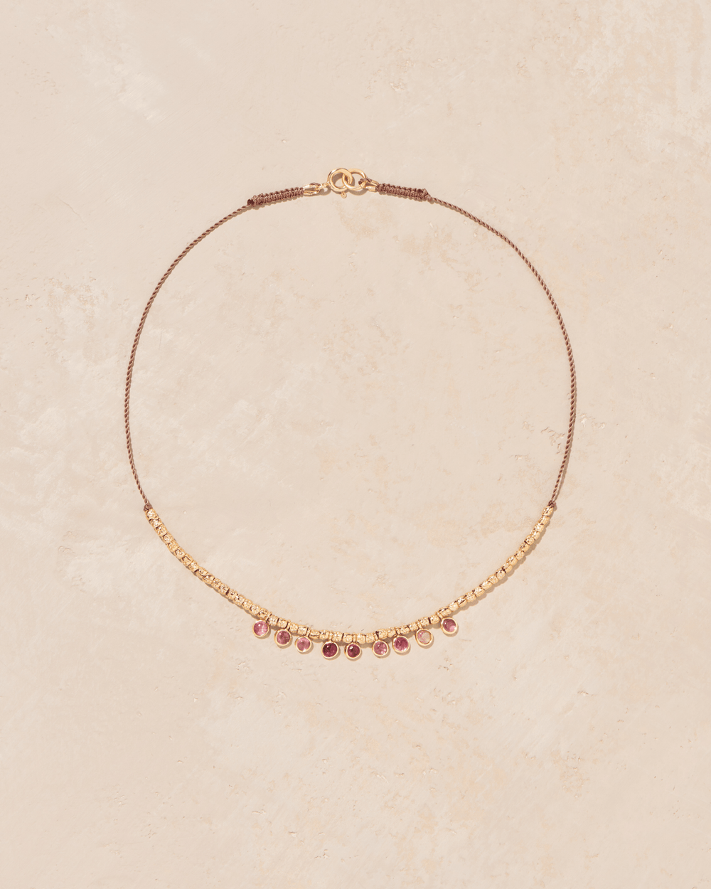 Collier Vamsa Tourmalines Roses - TITYARAVY