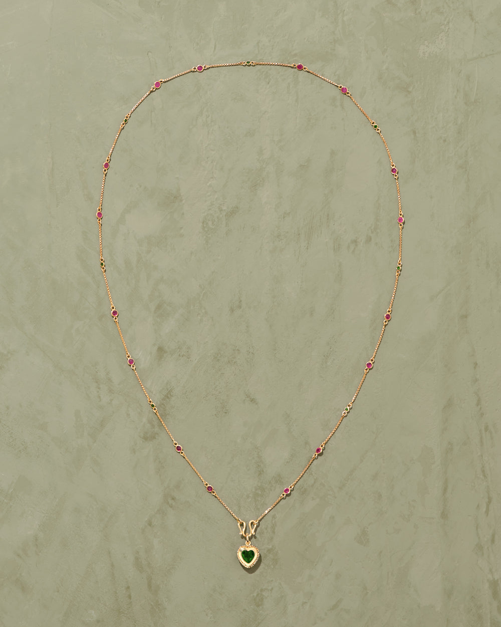 Gini diopside necklace
